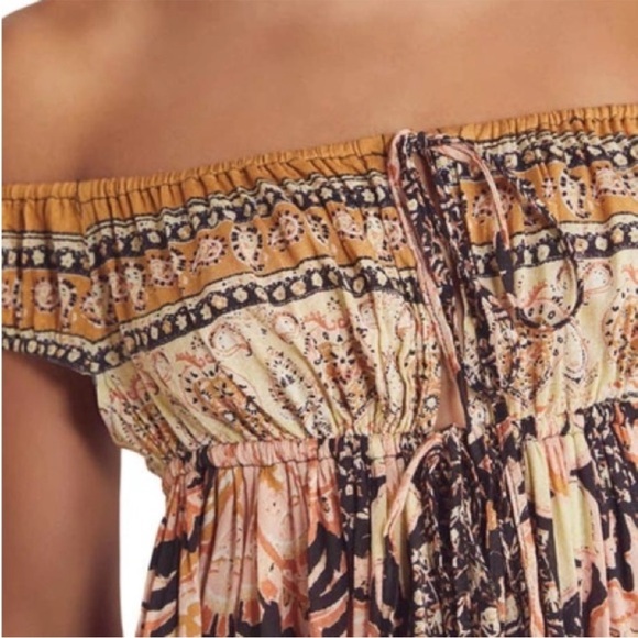 Free People Small Dress Intimately Mariposa Slip Baby Doll Dress Black Combo NWT - Picture 6 of 12